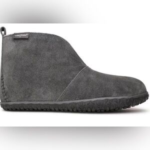 Minnetonka Men's Tamson Gray Suede indoor outdoor sherpa  lined shoe‎ size 12